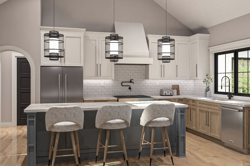 House Design - Interior - Kitchen for Modern House Plan #455-398 - 4 bed, 4.5 bath