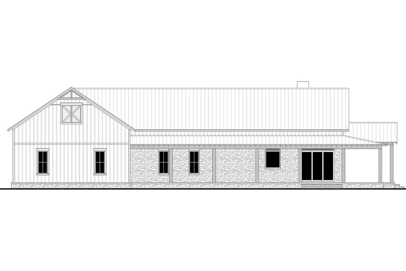 Dream House Plan - Exterior - Other Elevation for Barndominium House Plan #430-450 - 3 bed, 2 bath