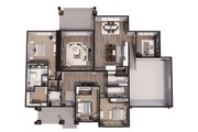 Farmhouse Style House Plan - 3 Beds 2 Baths 2356 Sq/Ft Plan #51-1246 