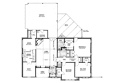 European Style House Plan - 3 Beds 2 Baths 1474 Sq/Ft Plan #36-369 