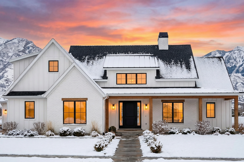 Architectural House Design - Exterior - Front Elevation 4 for Farmhouse House Plan #1096-147 - 4 bed, 3.5 bath
