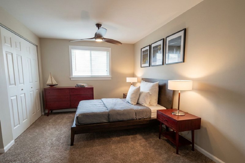 Dream House Plan - Interior - Bedroom 1 for Cabin House Plan #126-181 - 2 bed, 2 bath