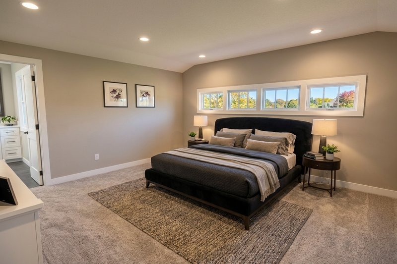 Home Plan - Interior - Master Bedroom 1 for Craftsman House Plan #51-1545 - 3 bed, 2.5 bath