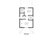 Cottage Style House Plan - 3 Beds 1.5 Baths 843 Sq/Ft Plan #915-6 