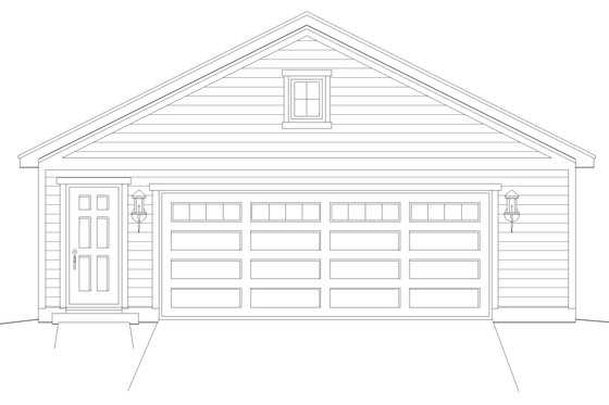 Exterior - Front Elevation 5 for Country House Plan #932-331, 0 bath