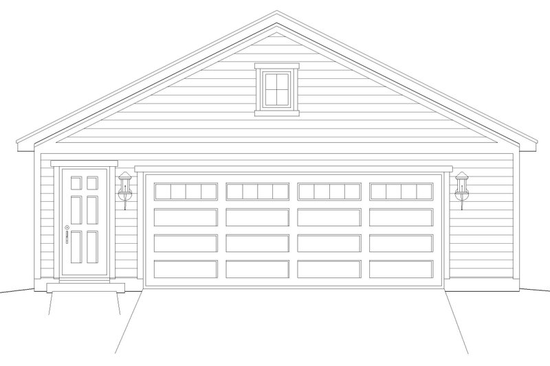 Dream House Plan - Exterior - Front Elevation 5 for Country House Plan #932-331, 0 bath
