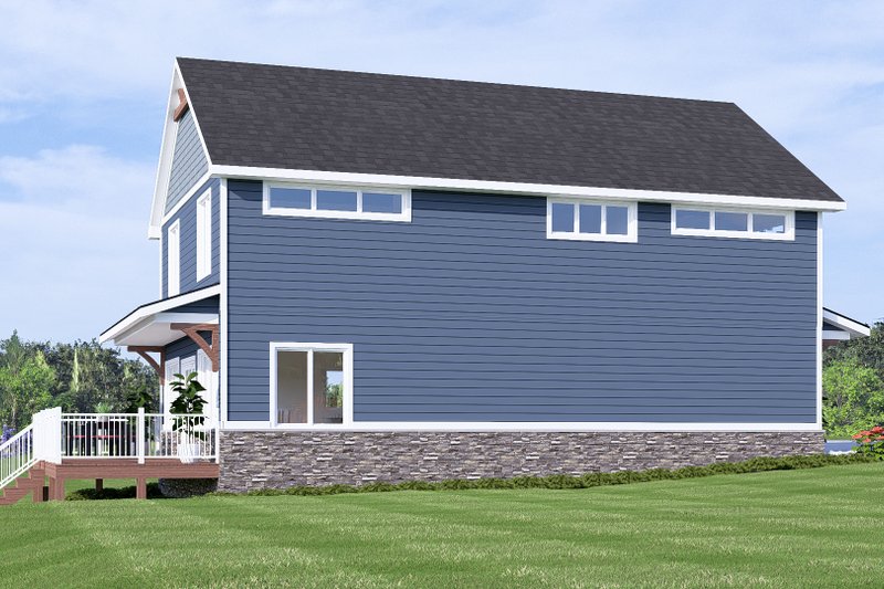 Home Plan - Exterior - Other Elevation 2 for Contemporary House Plan #1064-467 - 5 bed, 3.5 bath