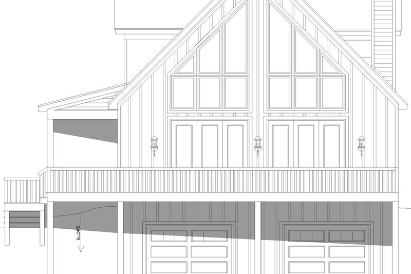 Dream House Plan - Exterior - Other Elevation 1 for Southern House Plan #932-1077 - 2 bed, 2.5 bath
