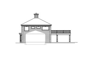 Exterior - Other Elevation for Colonial House Plan #124-1230 - 5 bed, 5.5 bath
