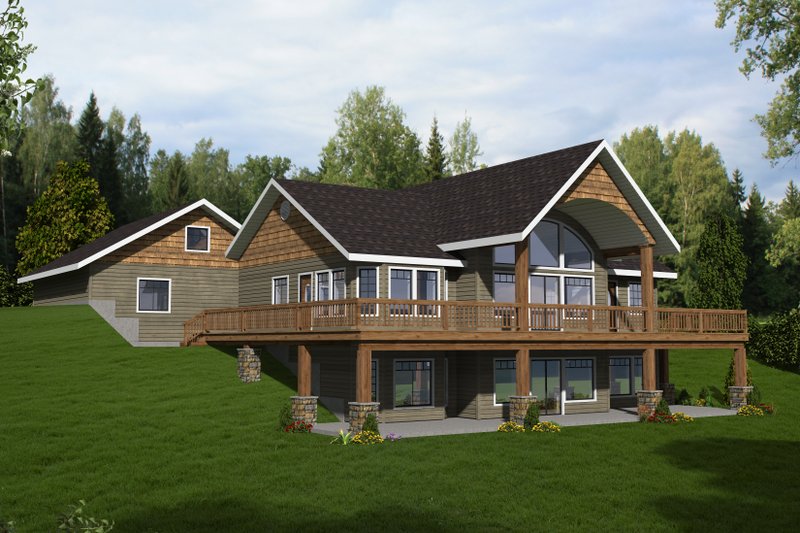 Home Plan - Country Exterior - Front Elevation Plan #117-272