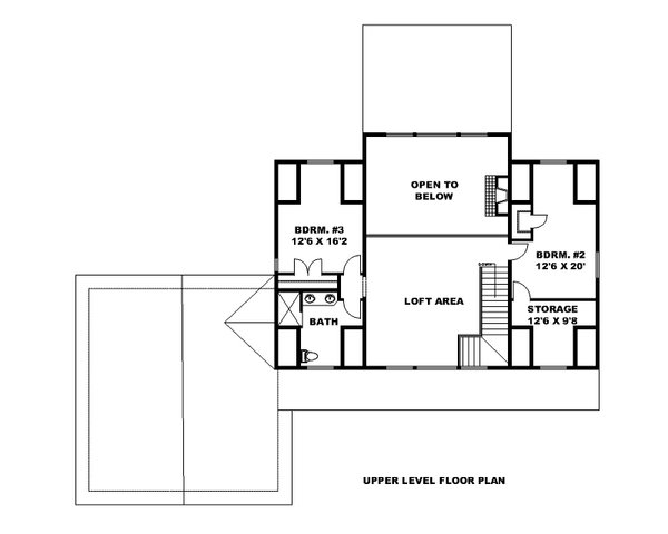 Dream House Plan - Craftsman Floor Plan - Upper Floor Plan #117-985