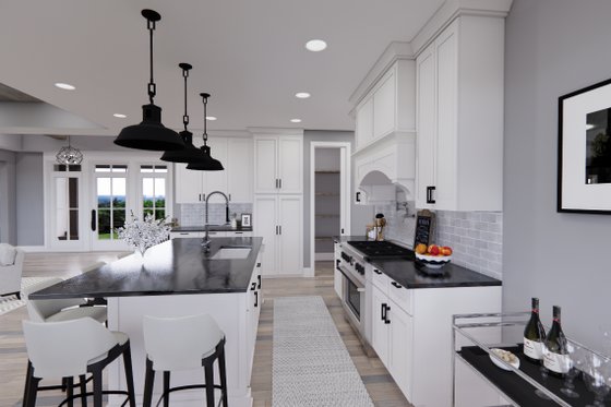 Interior - Kitchen 1 for Farmhouse House Plan #51-1248 - 4 bed, 3 bath