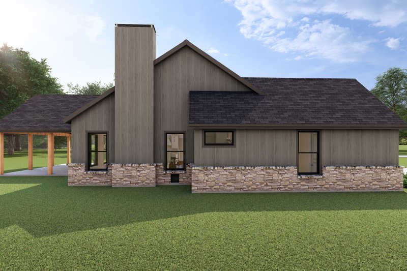 House Design - Exterior - Other Elevation for Craftsman House Plan #1127-5 - 3 bed, 2.5 bath