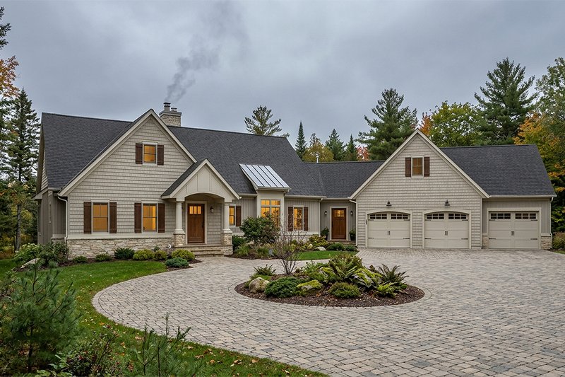 Architectural House Design - Exterior - Front Elevation 2 for European House Plan #928-100 - 2 bed, 2.5 bath