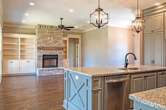 Interior - Family Room for European House Plan #430-142 - 4 bed, 2.5 bath