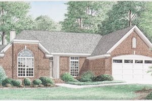 Traditional Exterior - Front Elevation Plan #34-132