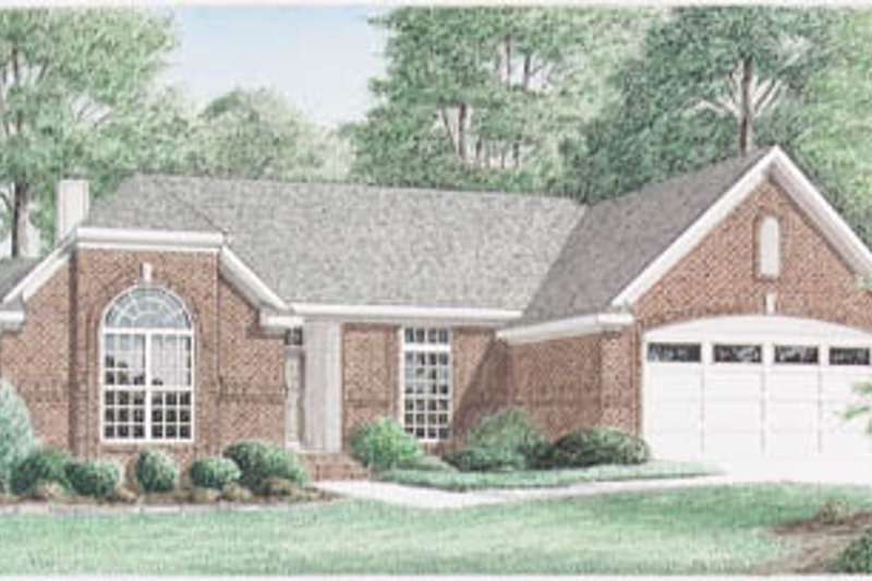 House Plan Design - Traditional Exterior - Front Elevation Plan #34-132