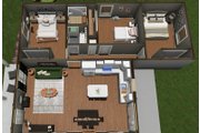 Farmhouse Style House Plan - 4 Beds 2 Baths 1623 Sq/Ft Plan #44-280 