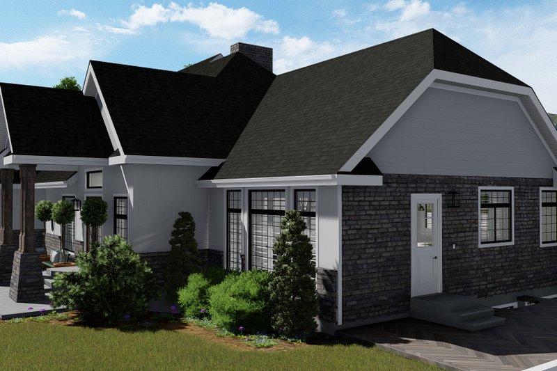 House Plan Design - Exterior - Other Elevation for European House Plan #1060-75 - 3 bed, 3.5 bath