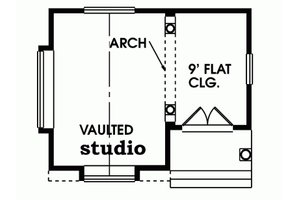 Floor Plan - Main Floor for Traditional House Plan #47-640, 0 bath