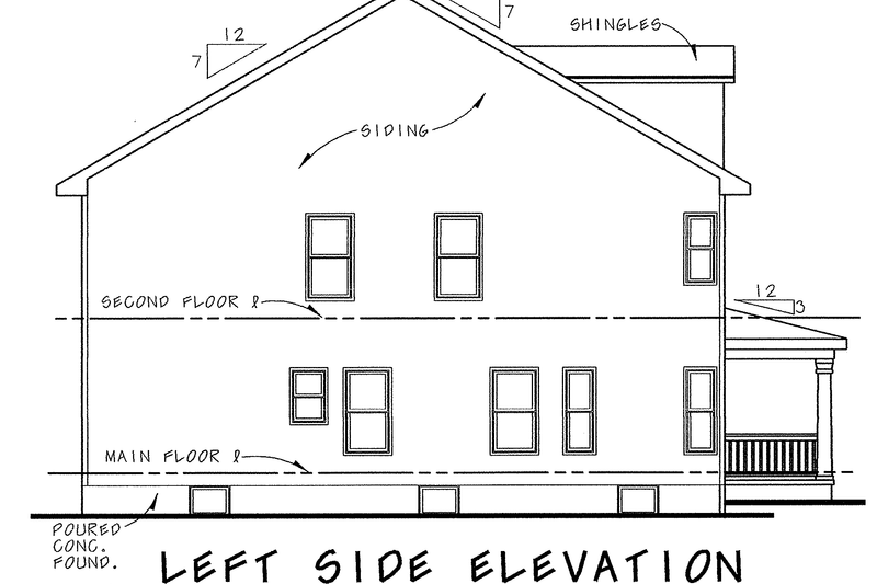 Home Plan - Exterior - Other Elevation for Traditional House Plan #20-1841 - 4 bed, 4 bath