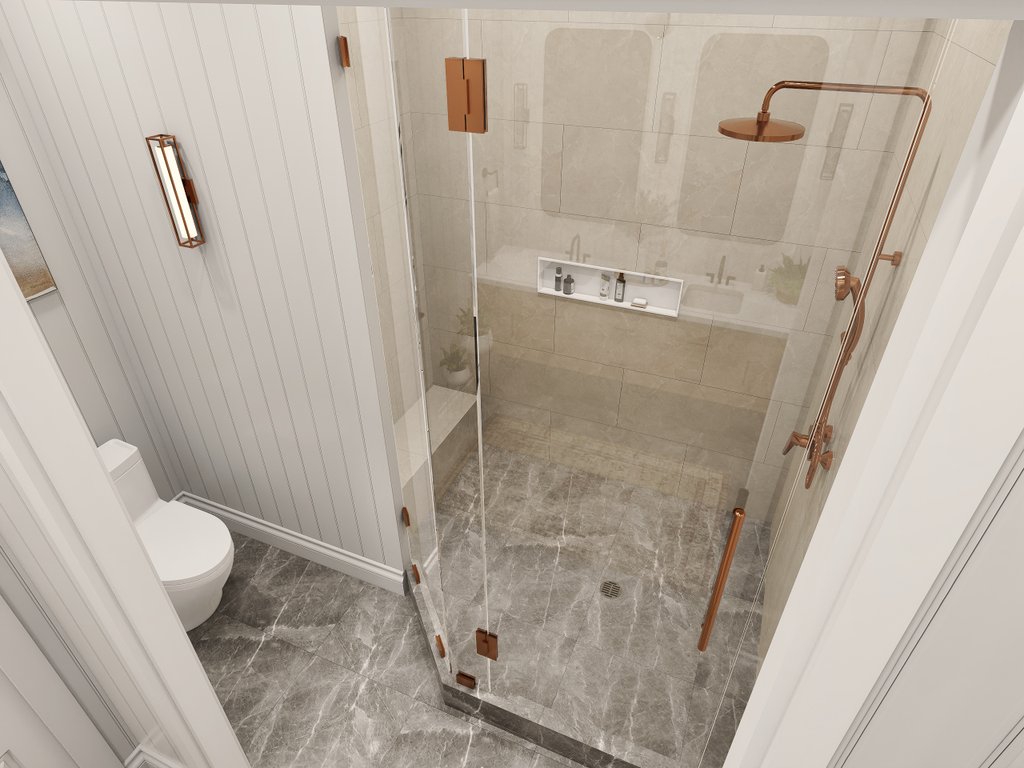 Interior - Bathroom 1 for Farmhouse House Plan #119-476 - 3 bed, 2.5 bath