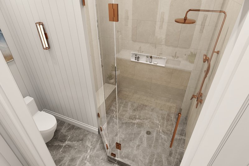 Dream House Plan - Interior - Bathroom 1 for Farmhouse House Plan #119-476 - 3 bed, 2.5 bath
