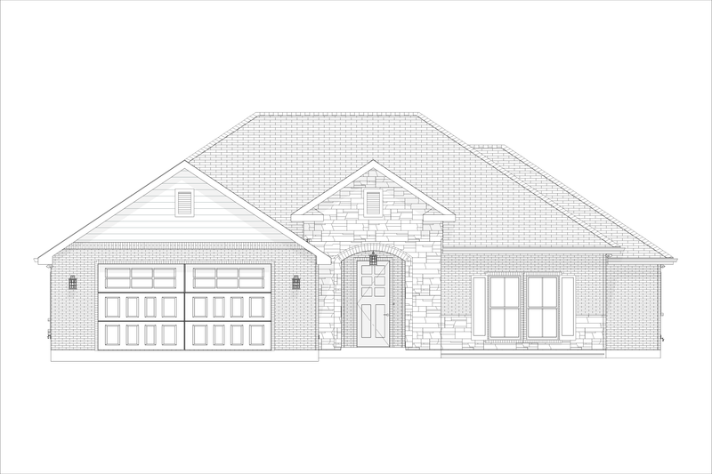 House Design - Exterior - Front Elevation 3 for Traditional House Plan #1127-8 - 3 bed, 2 bath