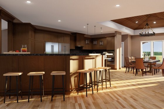 Interior - Kitchen 2 for Mediterranean House Plan #923-337 - 3 bed, 2.5 bath