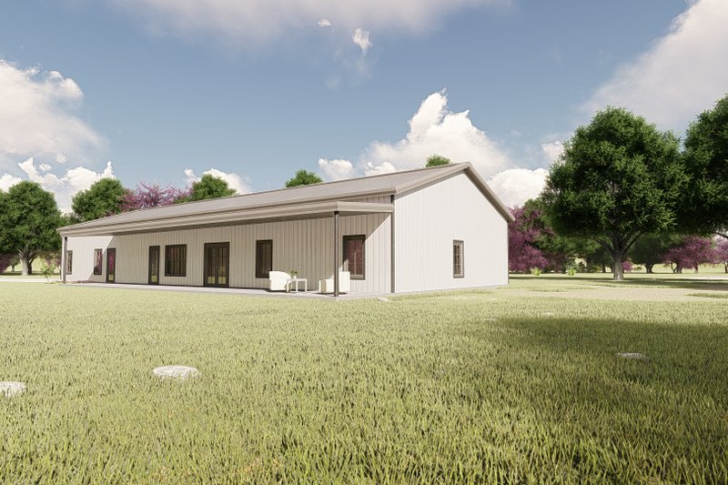 House Blueprint - Exterior - Other Elevation 6 for Barndominium House Plan #1107-47 - 4 bed, 3.5 bath