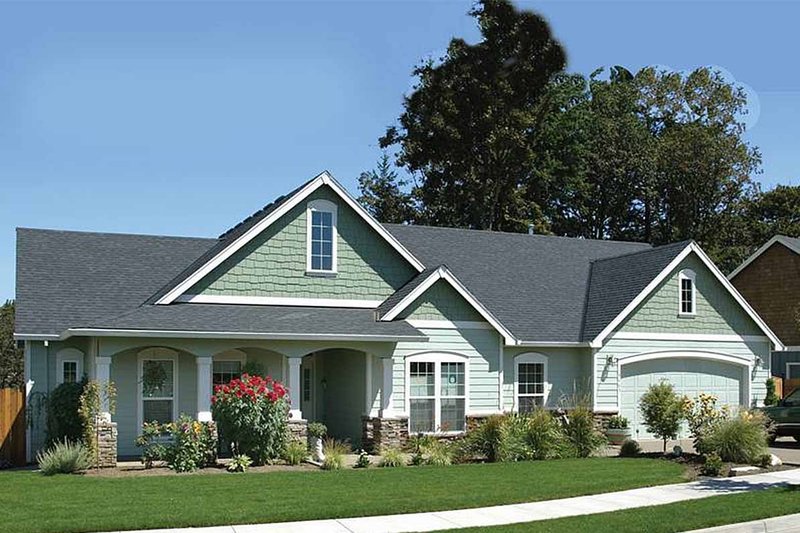 Dream House Plan - Craftsman Exterior - Front Elevation Plan #48-101