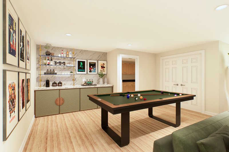 House Blueprint - Interior - Other for Traditional House Plan #1060-174 - 3 bed, 2 bath