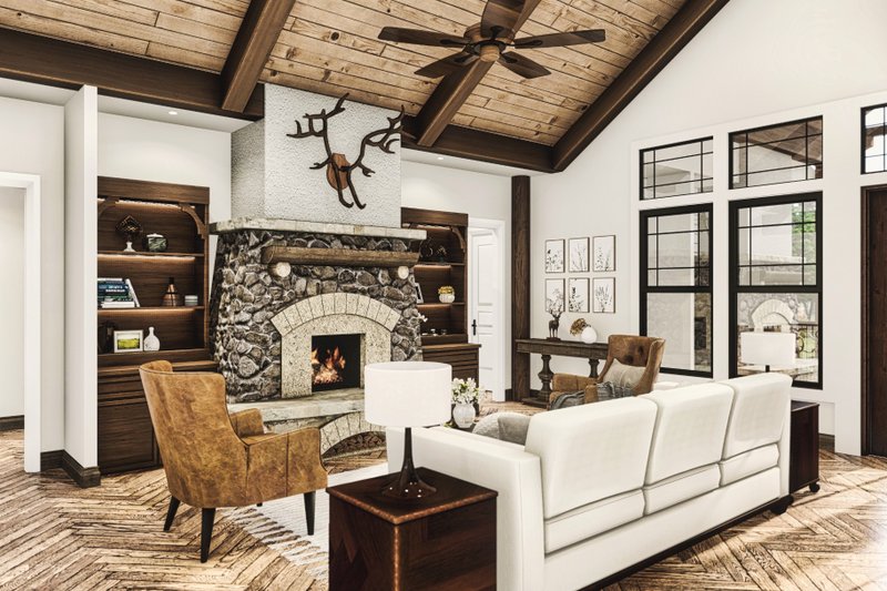 Dream House Plan - Interior - Other 1 for Ranch House Plan #54-590 - 2 bed, 2.5 bath