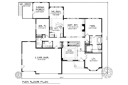 Traditional Style House Plan - 2 Beds 2 Baths 2309 Sq/Ft Plan #70-366 