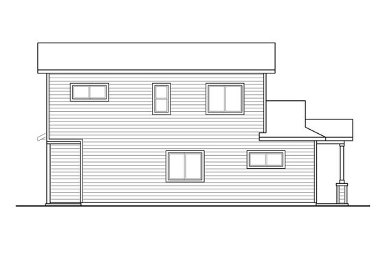 Exterior - Other Elevation for Traditional House Plan #124-1293 - 6 bed, 4.5 bath