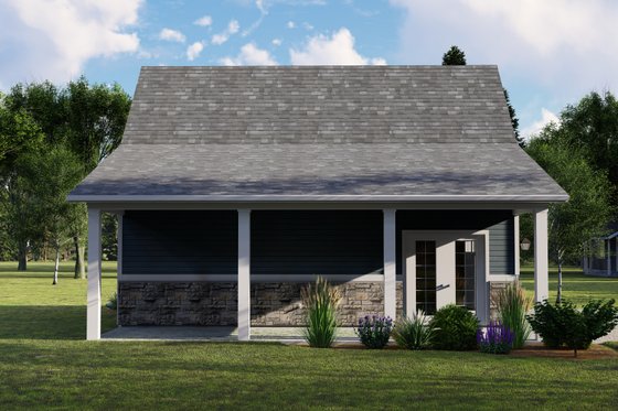 Exterior - Other Elevation for Craftsman House Plan #1064-16, 0 bath