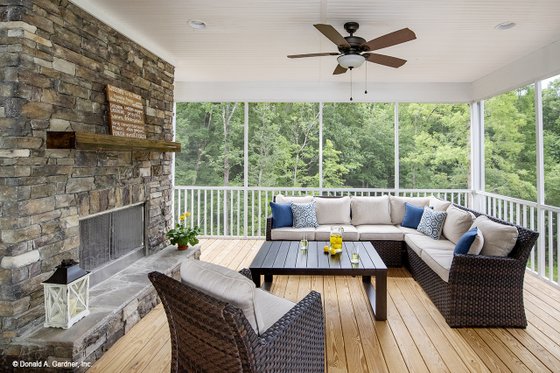 Exterior - Outdoor Living for Ranch House Plan #929-881 - 4 bed, 3 bath