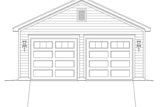 Exterior - Front Elevation 3 for Country House Plan #932-103, 0 bath