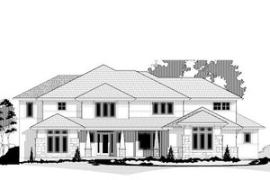 Craftsman Exterior - Front Elevation Plan #67-875