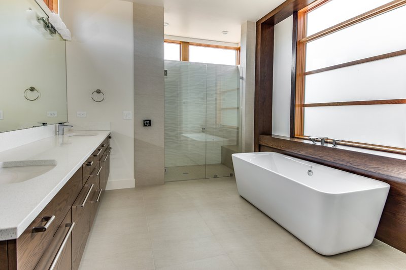 House Blueprint - Interior - Master Bathroom 1 for Modern House Plan #892-37 - 3 bed, 3.5 bath