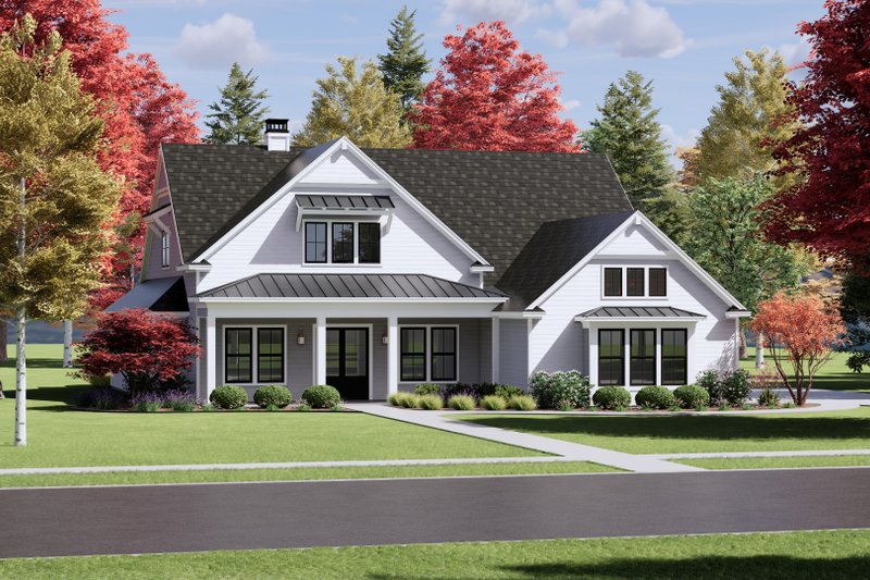 House Plan Design - Exterior - Front Elevation 5 for Craftsman House Plan #1096-73 - 4 bed, 3 bath