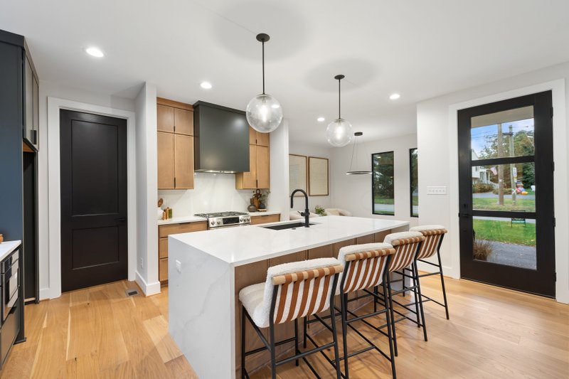 House Blueprint - Interior - Kitchen 2 for Modern House Plan #1080-28 - 3 bed, 2.5 bath