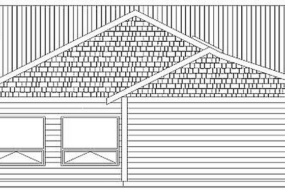Exterior - Other Elevation for Country House Plan #126-218 - 3 bed, 2.5 bath