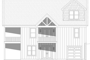 Exterior - Front Elevation 4 for Country House Plan #932-334 - 3 bed, 3 bath