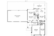 Adobe / Southwestern Style House Plan - 4 Beds 3 Baths 3385 Sq/Ft Plan #1-822 