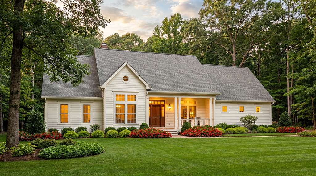 Exterior - Front Elevation 2 for Farmhouse House Plan #406-271 - 4 bed, 2 bath