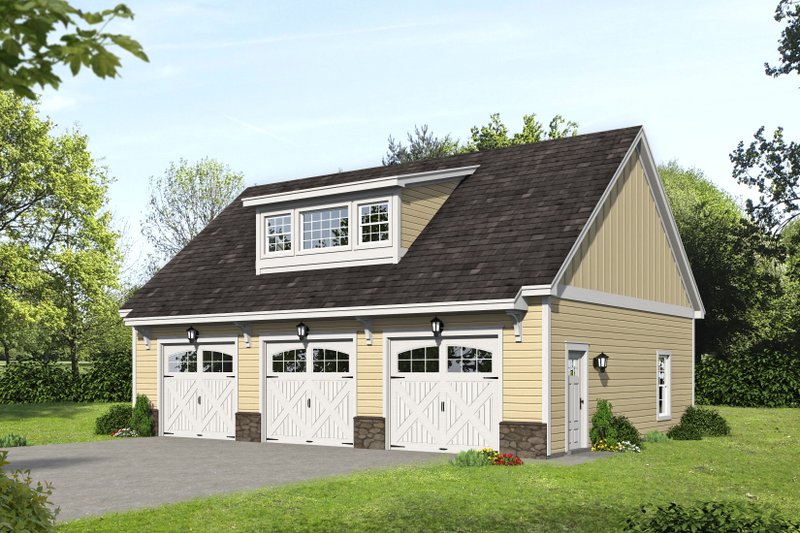 Dream House Plan - Country Exterior - Front Elevation Plan #932-375