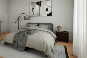 Interior - Master Bedroom 1 for Farmhouse House Plan #1112-20 - 4 bed, 3 bath