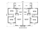 Ranch Style House Plan - 2 Beds 1 Baths 1710 Sq/Ft Plan #116-287 
