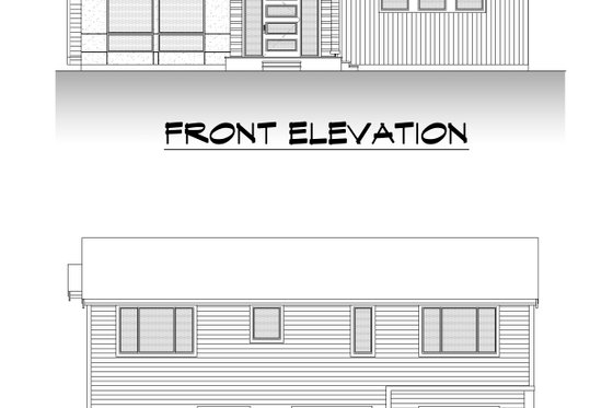 Exterior - Other Elevation 2 for Contemporary House Plan #1066-209 - 4 bed, 4 bath